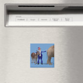 Uncle Sam Lieben Animals Magnet (In Situ (Geschirrspüler))