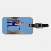 Uncle Sam Lieben Donkeys Gepäckanhänger (Vorderseite horizontal)