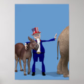 Uncle Sam Lieben Donkeys Poster (Vorne)