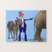 Uncle Sam Lieben Donkeys Puzzle (Horizontal)