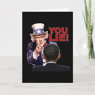 Uncle Sam Liegen Sie Karte