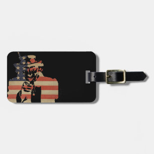 Uncle Sam Luggage Tag Gepäckanhänger