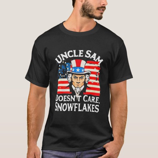 UNCLE SAM MACHT SICH KEINE SONNENFLAKEN AUS, SONNE T-Shirt (Vorderseite)