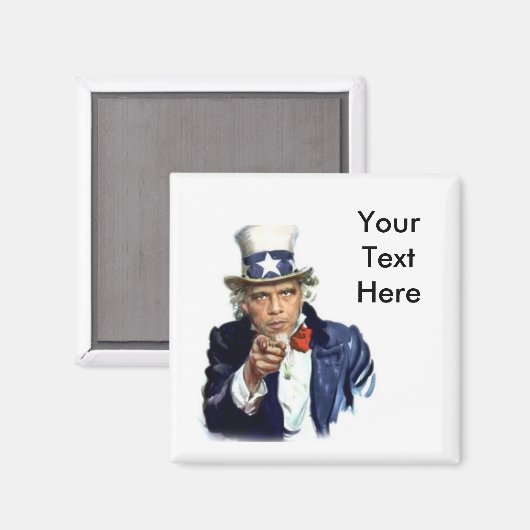 Uncle Sam Magnet (Vorderseite/Rückseite)