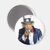 Uncle Sam Magnet (Vorderseite/Rückseite)