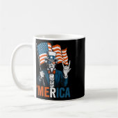 Uncle Sam Merica Rock Funny 4. Juli American F Kaffeetasse (Links)