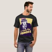 Uncle Sam no room for Rumors Propaganda T-Shirt (Vorne ganz)