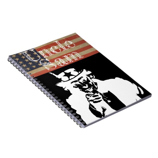 Uncle Sam Notebook Notizblock (Rechte Seite)