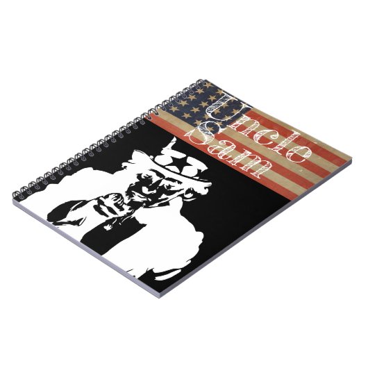 Uncle Sam Notebook Notizblock (Linke Seite)
