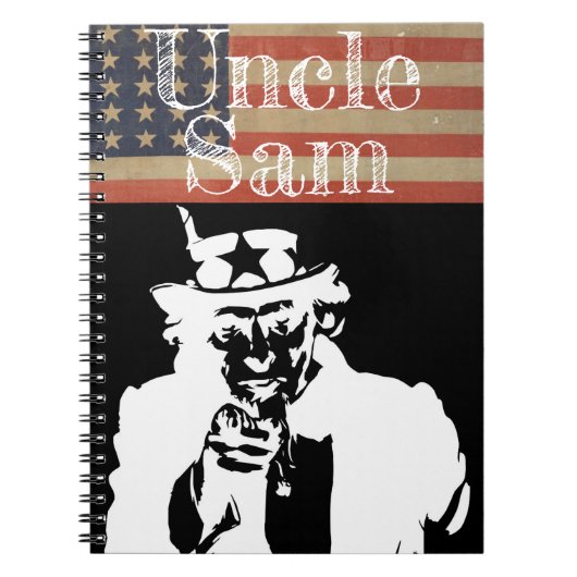 Uncle Sam Notebook Notizblock (Vorderseite)