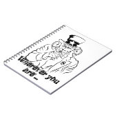Uncle Sam Notebook Notizblock (Linke Seite)