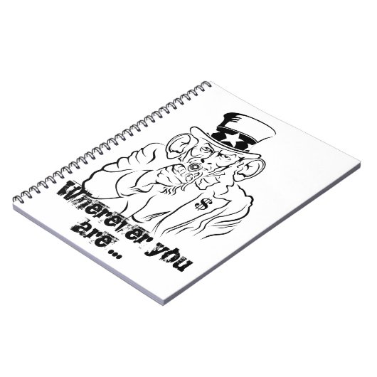 Uncle Sam Notebook Notizblock (Linke Seite)