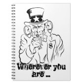 Uncle Sam Notebook Notizblock (Vorderseite)
