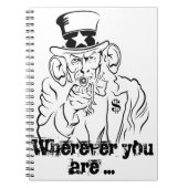 Uncle Sam Notizblock (Vorderseite)