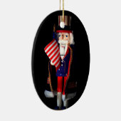 Uncle Sam Nutcracker Keramik Ornament (Rechts)