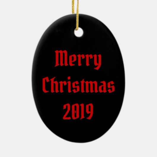 Uncle Sam Nutcracker Keramik Ornament (Hinten)