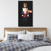 Uncle Sam Nutcracker Leinwanddruck (Insitu (Schlafzimmer))