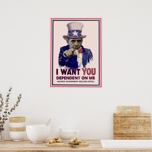 Uncle Sam Obama Poster (Küche)