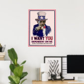 Uncle Sam Obama Poster (Heimbüro)