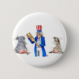 Uncle Sam Paddel Button