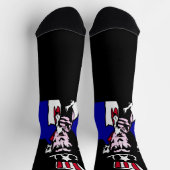 Uncle Sam Patriotic Socken (Oben)