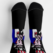 Uncle Sam Patriotic Socken (Oben)