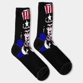 Uncle Sam Patriotic Socken (Rechts)