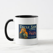 Uncle Sam Pear Crate LabelWapato, WA Tasse (Links)