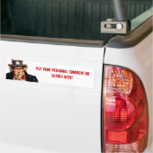 Uncle Sam Personalisierter Autoaufkleber (Auf Lkw)
