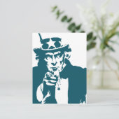 Uncle Sam Postcard Postkarte (Stehend Vorderseite)