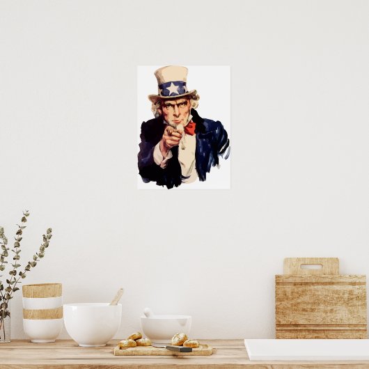 Uncle Sam Poster (Küche)