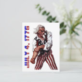 Uncle Sam Postkarte (Stehend Vorderseite)
