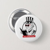 Uncle Sam Reads Banned Books Button (Vorne & Hinten)