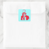 Uncle Sam (Red) on Stickers (Tasche)