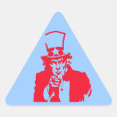 Uncle Sam (Red) on Stickers (Vorderseite)