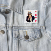 Uncle Sam Republican Vote Button (Beispiel)