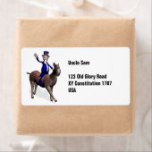 Uncle Sam Riding on Donkey (Insitu)