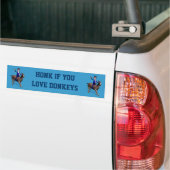 Uncle Sam Riding on Donkey Autoaufkleber (Auf Lkw)