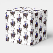 Uncle Sam Riding on Donkey Geschenkschachtel (Rückseite)