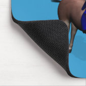 Uncle Sam Riding on Donkey Mousepad (Ecke)