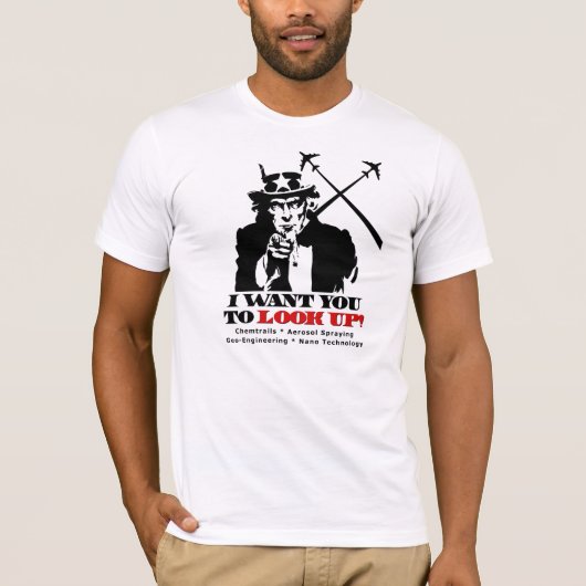 Uncle Sam Sagt, dass ich Sie will, um oben zu T-Shirt (Vorderseite)