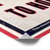 Uncle Sam sagt 'Hold Me Accountable' Poster (Ecke)