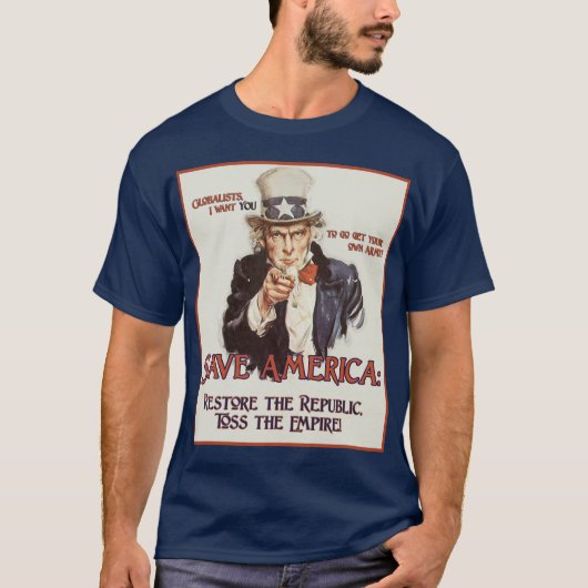 Uncle Sam Sagt T-Shirt (Vorderseite)