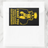 Uncle Sam Satire Sticker (Tasche)