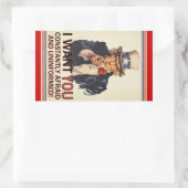 Uncle Sam Satire Sticker Set (Tasche)