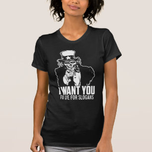 Uncle Sam Schädel-Shirt T-Shirt