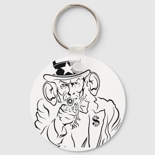 Uncle Sam Schlüsselanhänger (Vorderseite)