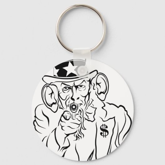 Uncle Sam Schlüsselanhänger (Vorderseite)
