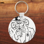 Uncle Sam Schlüsselanhänger (Vorderseite)