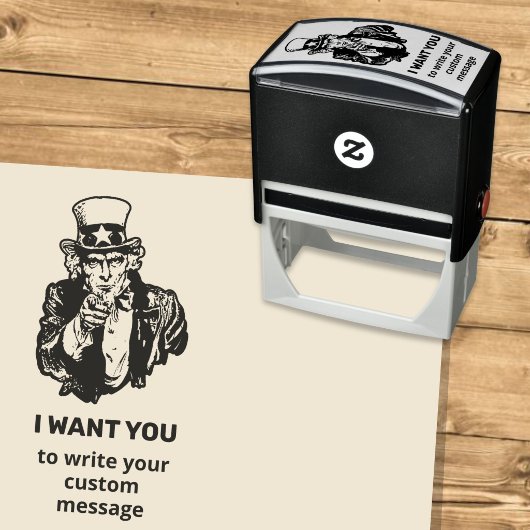 Uncle Sam Self-Inking Briefmarke Permastempel